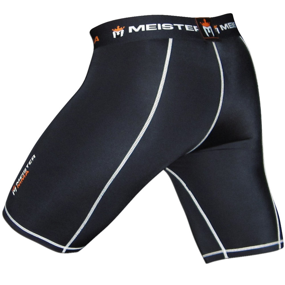 Meister Compression Rush Shorts w/ Cup Pocket Black [1061BKOR] 19.