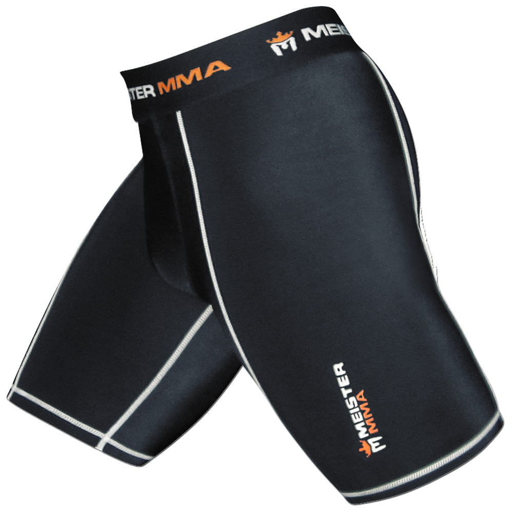 Meister Compression Rush Shorts w/ Cup Pocket Black [1061BKOR] 19.