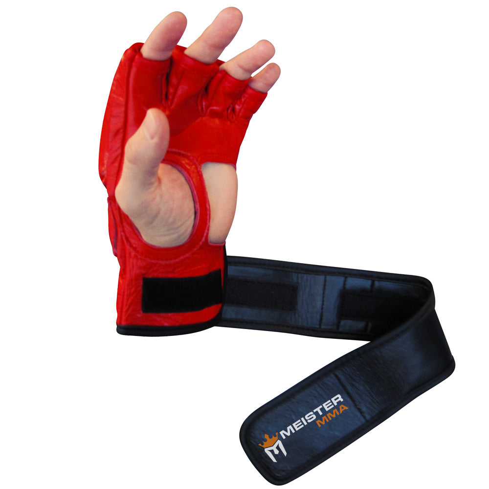 Classic MMA Gloves Red [1021RD] 27.99 Meister, Elite Gear & Apparel