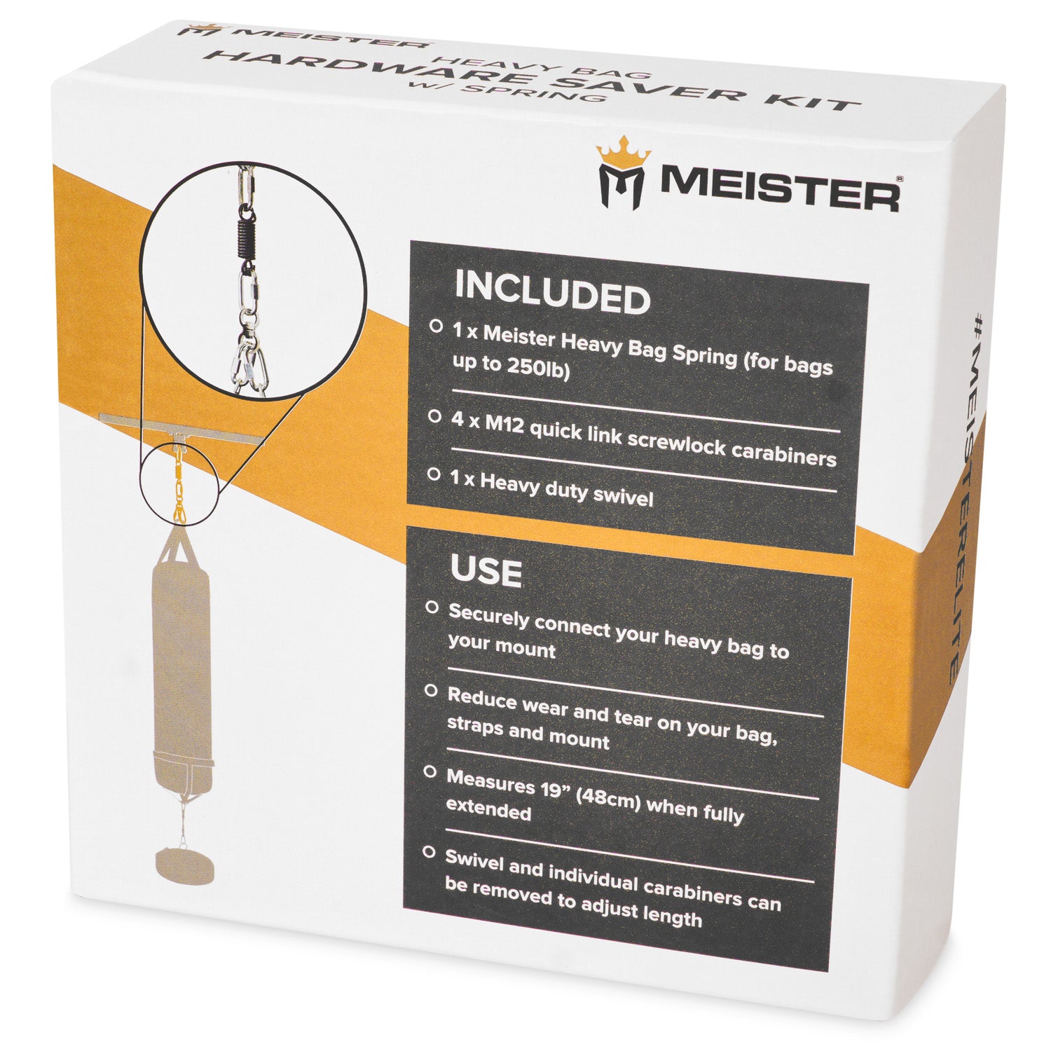 Meister Heavy Bag Hardware Saver Kit w/ Spring [1132HBHWKS] 32.99