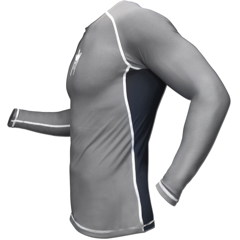 Meister Rush LongSleeve Rash Guard Charcoal/Black [1072RGCG] 29.