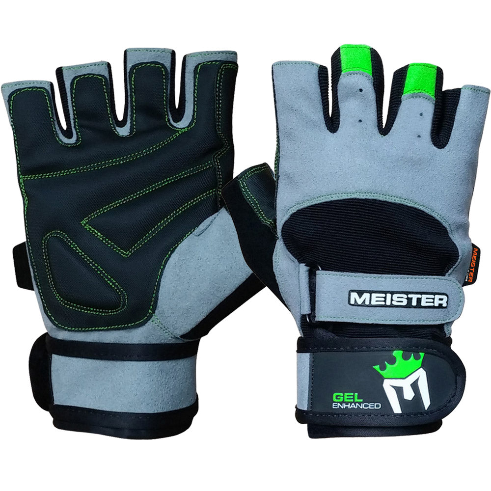 Debra eût Gym Gants Ajustée weighlifting Gants Avec Réglable Bracelet Wrap