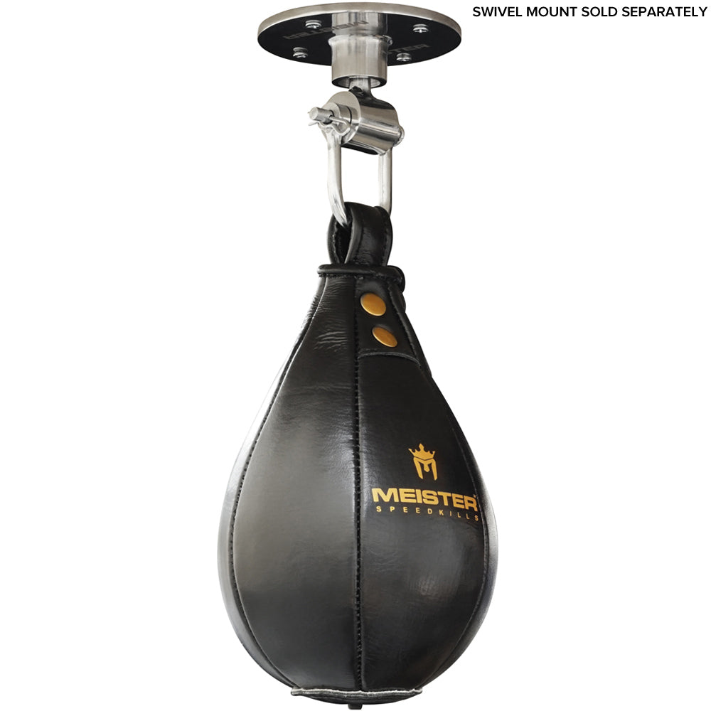 Meister SpeedKills™ Leather Speed Bag - Black - Small [1119SBBKS] - $29.99 : Meister, Elite Gear ...