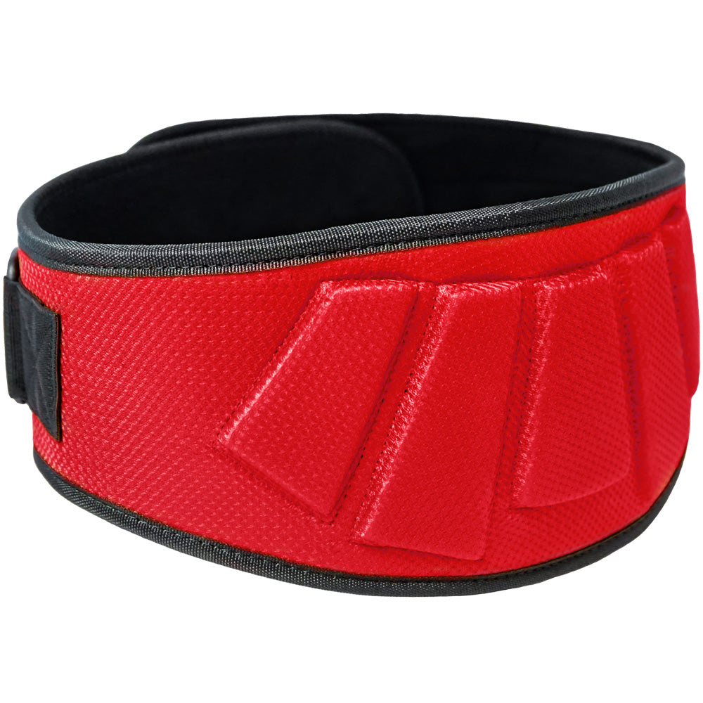 MEISTER CONTOURED NEOPRENE WEIGHT LIFTING BELT RED Power Back Support