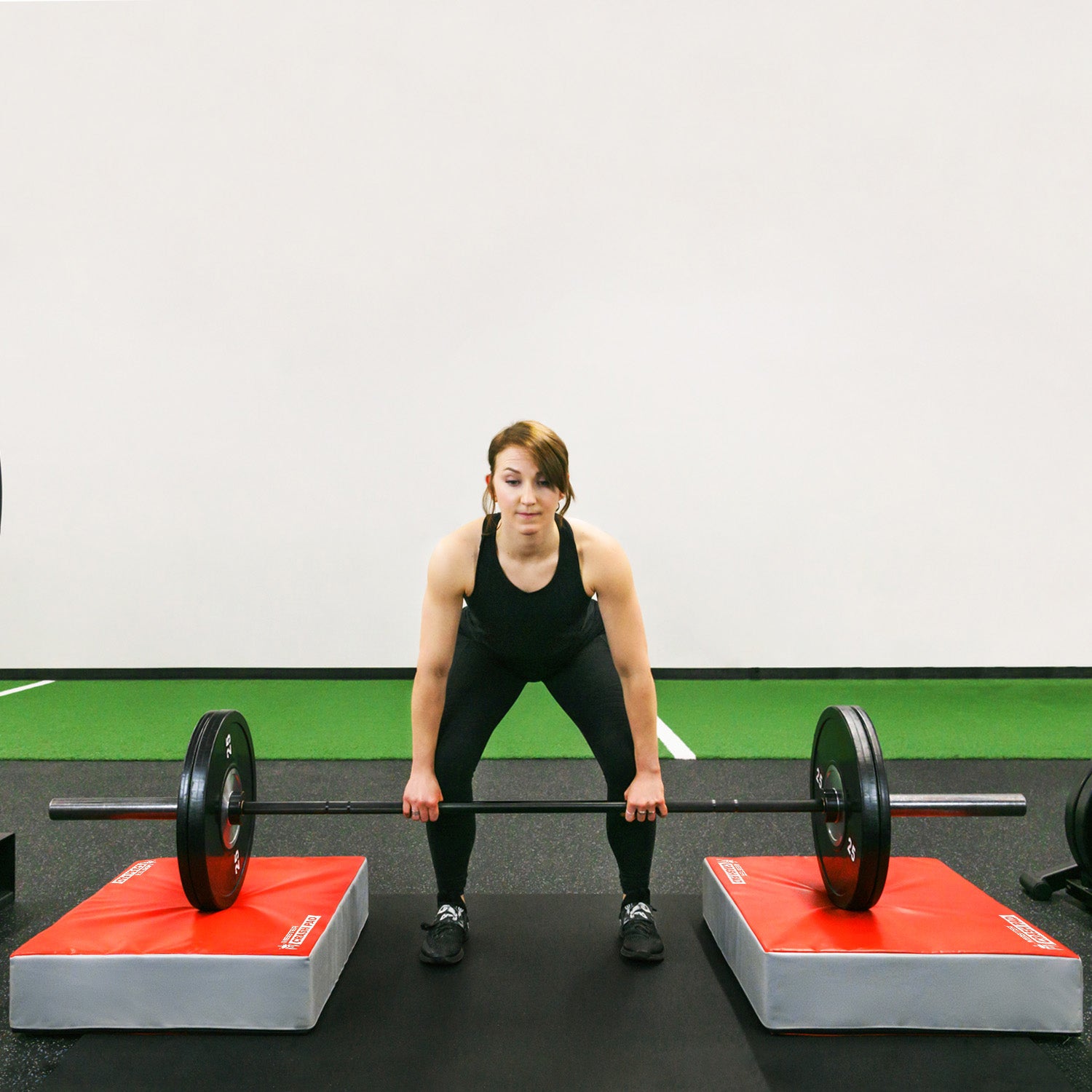 Meister Crash Pad Weight Lifting Drop Pads Red/Gray (Pair