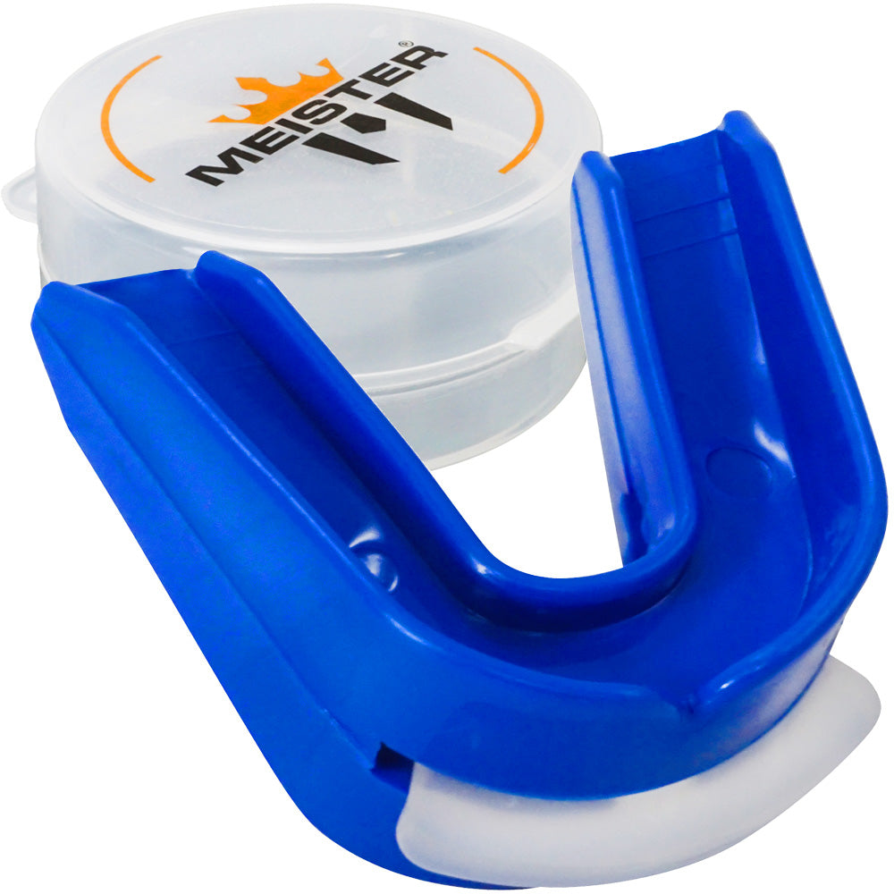Blue Moldable DOUBLE Mouth Guard w/ Case [1017BL] 4.99 Meister