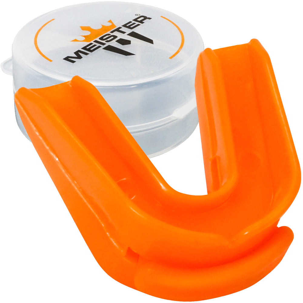 Orange Moldable DOUBLE Mouth Guard w/ Case [1017OR] 4.99 Meister