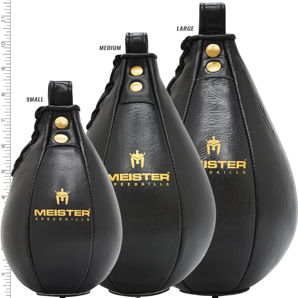 MEISTER SPEEDKILLS GENUINE LEATHER SPEED BAG - MEDIUM - Boxing Punching Training | eBay