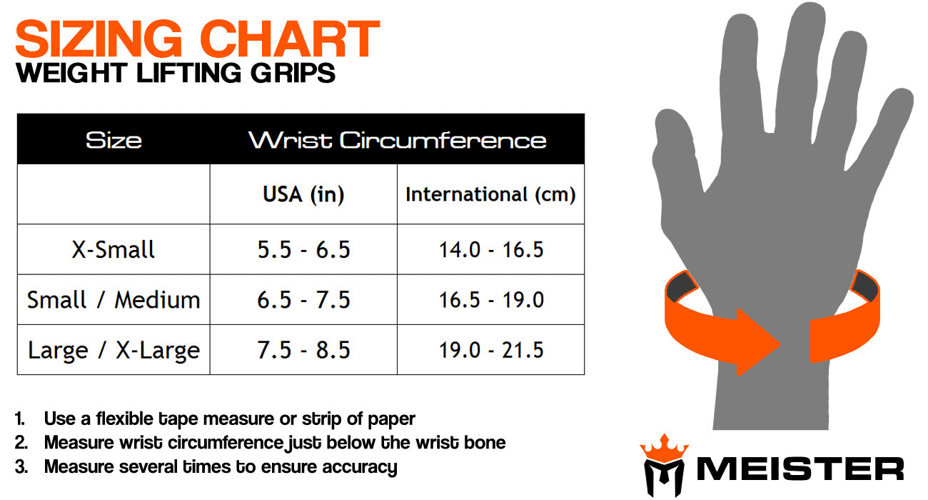 Versa Grip Size Chart